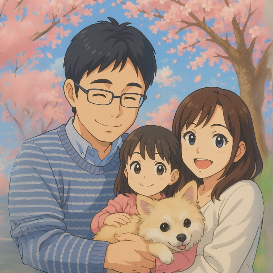 お手持ちの似顔絵で作る