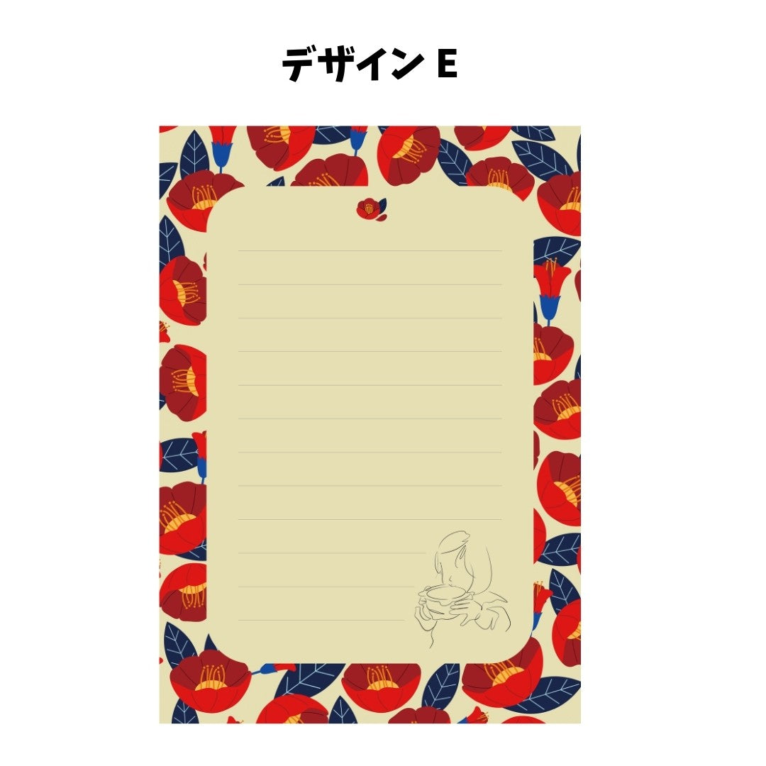 似顔絵レターセット