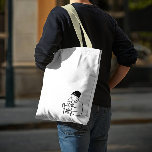 似顔絵 トートバッグ