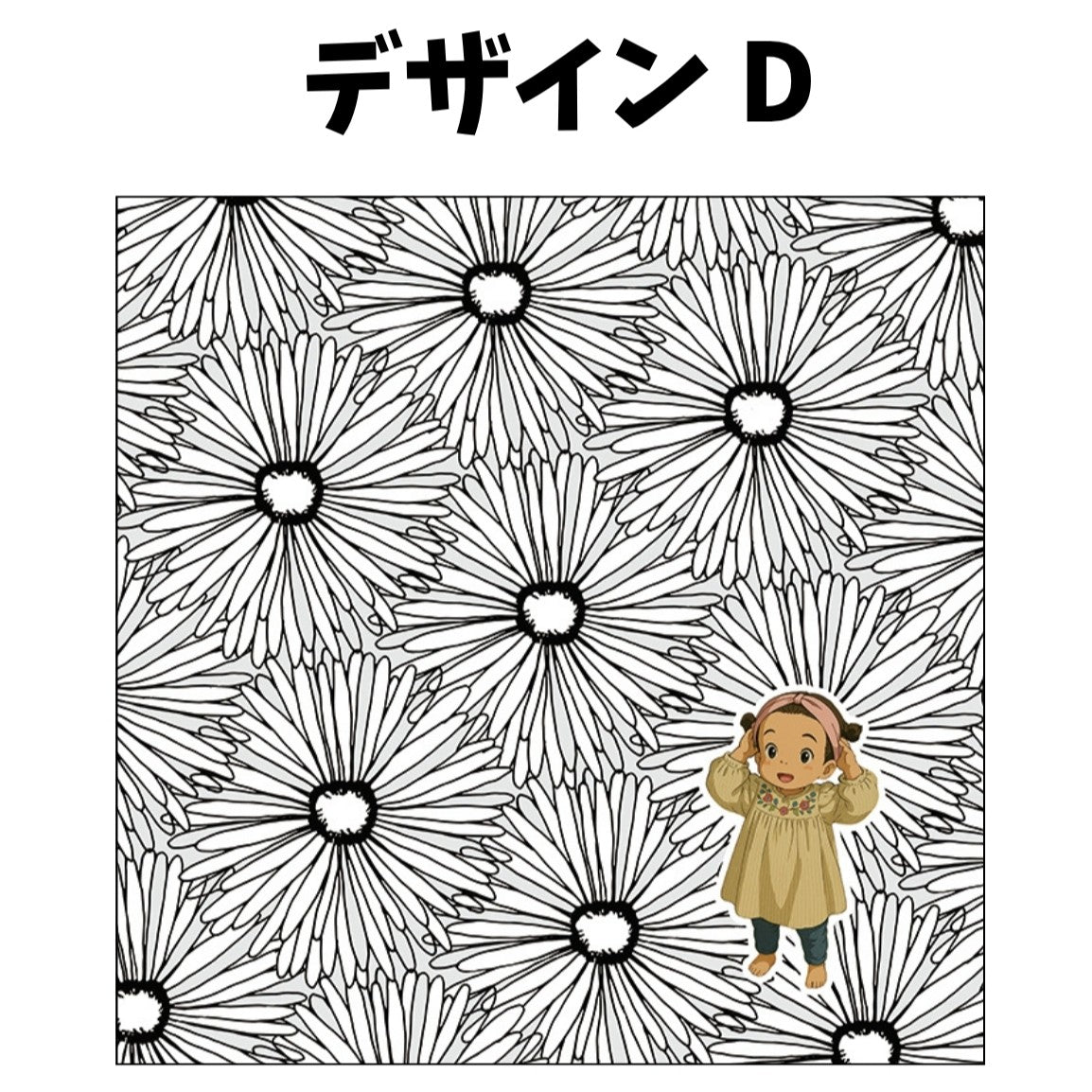 似顔絵 ハンドタオル