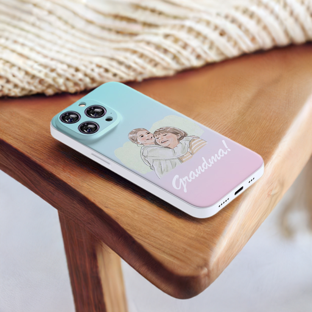 似顔絵 スマホケース