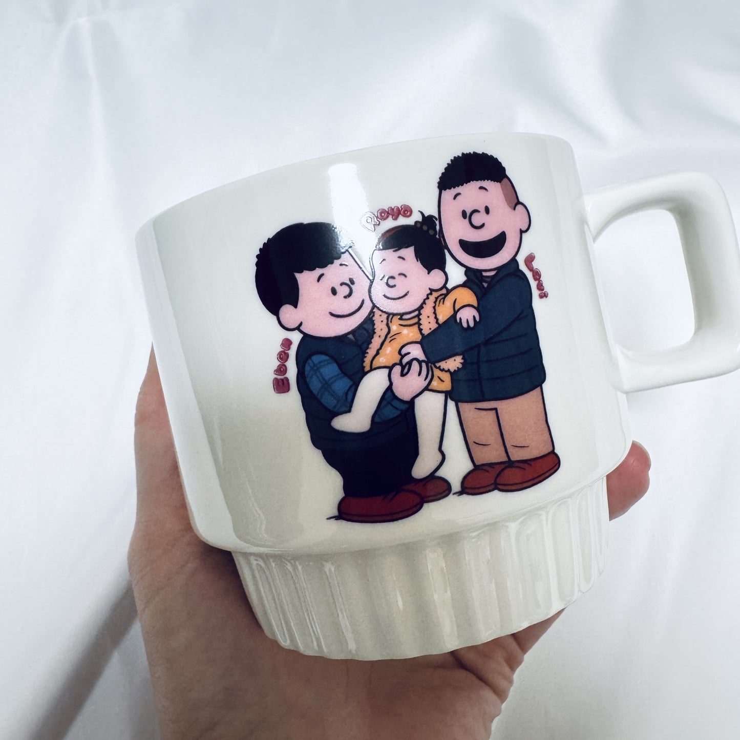 似顔絵 スタッキングマグ