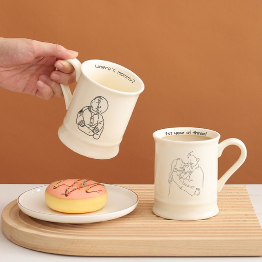 似顔絵マグカップA